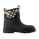 Marsh Stamp Low Ankle Boots Burberry Synthetic Black