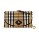 Portefeuille Highlands sur la chaîne burberry coton beige