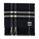 Controllo gigante Scarf Burberry Wool Black