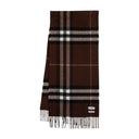 Controllo gigante Scarf Burberry Wool Brown