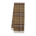 Écharpe à contrôle géant burberry laine khaki
