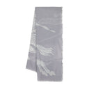 Large Scarf Burberry Wool Grey