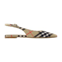 Dame 05 slingbacks burberry linned beige