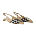 Dame 05 slingbacks burberry linned beige