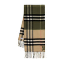MU doble bufanda Burberry Cashmere verde