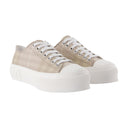 Sneakers Jack Large Check Burberry Nylon Beige