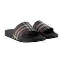 Furley Large Check Sandals Burberry Synthetic Brown