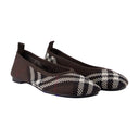 Knit Baby Ballerinas Burberry Nylon Brown