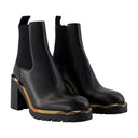 Gravel 70 Boots Boots en cuir burberry noir