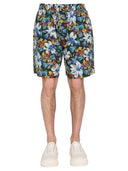 YMC Bermuda med blomsterprint