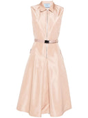 Prada Midi Dress In Faille
