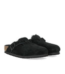 Birkenstock Boston Shearling Schwarzer Clog