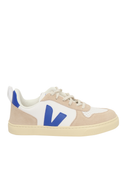Veja Kids Small V 10 Laces Chromefree Leather Extra White Paros Almond