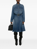 Khaite Lennox hat Denim Midi Rock ausgestattet