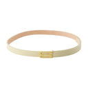 Micro Frame Belt Victoria Beckham Leather White