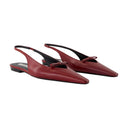 Sandals Victoria Beckham Leather Burgundy