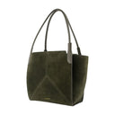 Small Victoria Tote Shopper Bag Victoria Beckham Leather Green