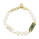 Laurel Perlenarmband Casablanca Metall Gold