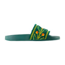 Terry Sandals Casablanca Green en cuir synthétique