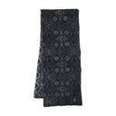 Flauschiger Monogramm Schal Casablanca Nylon Grey