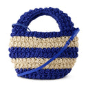 Popcorn Basket Bag J.W. Anderson Cotton Blue/White