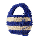 Popcorn Basket Bag J.W. Anderson Cotton Blue/White
