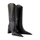 Bridge cowboy laarzen coperni leer zwart
