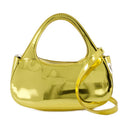 Metallic Micro Baguette Swipe Bag Coperni Synthetisch goud