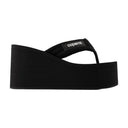 Wedge Sandals Coperni Leather Black