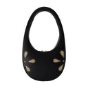 Petal Swipe Purse Coperni Leather Black