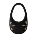Petal Swipe Purse Coperni Leather Black