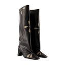 Petal Bridge Boots Coperni Leather Black