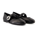 Belt ballerinas coperni läder svart