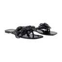 Silicone Flower Sandals Coperni Synthetic Black