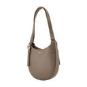 Mini bolso de hombro de cinturón coperni cuero marrón