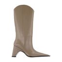 Cowboy Bridge Boots Coperni Leather Brown