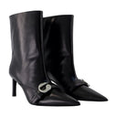 Botas Tacón Cinturón Coperni Piel Negro