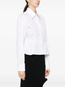 Stella Mccartney Cotton Shirt With Peplum At The Waist