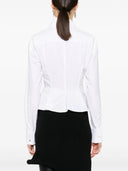 Stella Mccartney Cotton Shirt With Peplum At The Waist