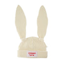Chunky Rabbit Beanie Charles Jeffrey Loverboy Wool White
