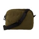 Diamant polstret crossbody en kold væg nylon khaki