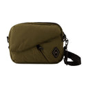 Diamant polstret crossbody en kold væg nylon khaki