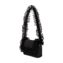 Crystal Lace Detail Bag Self Portrait Synthetic Black