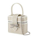 Rigiane Vanity Handsbag Self Portrait Satin Gold
