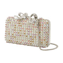 Crystal Clutch Self Portrait Metal Multicolor