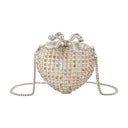 Crystal Heart Clutch Self Portrait Metalulor Multicolor