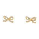 Boucles d'oreilles en cristal auto-portrait en métal or