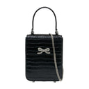 Structured Mini Bag Self Portrait Leather Black