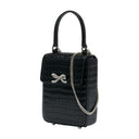 Structured Mini Bag Self Portrait Leather Black