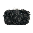 Clutch Self Portrait Silk Black